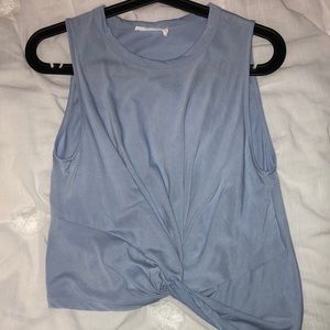 Baby blue tank top